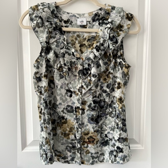 Cabi 4350 Bronze Rosy Blouse Size XS - Picture 3 of 6